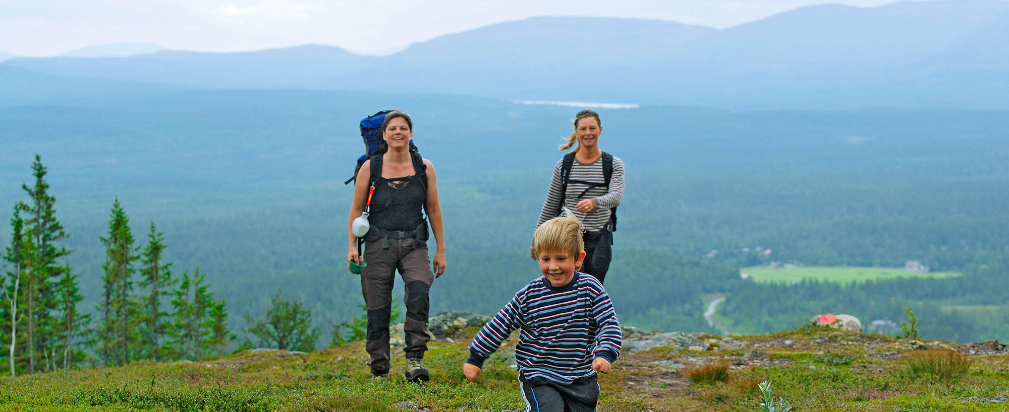 Vandring med barn längs Björnbacksturen. En fjällupplevelse i världsklass i Södra Årefjällen.